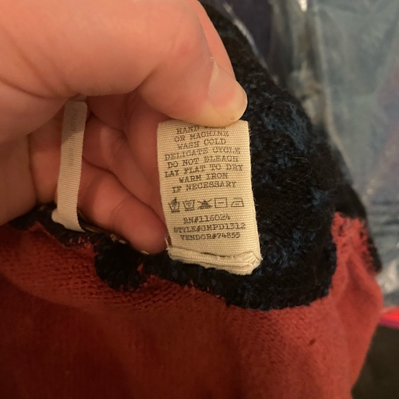 Buckle Mixed Media Cardigan Size Small - Picture 7 of 7